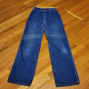 Vintage Foxmoor, high waisted, straight leg, blue jeans, size 9